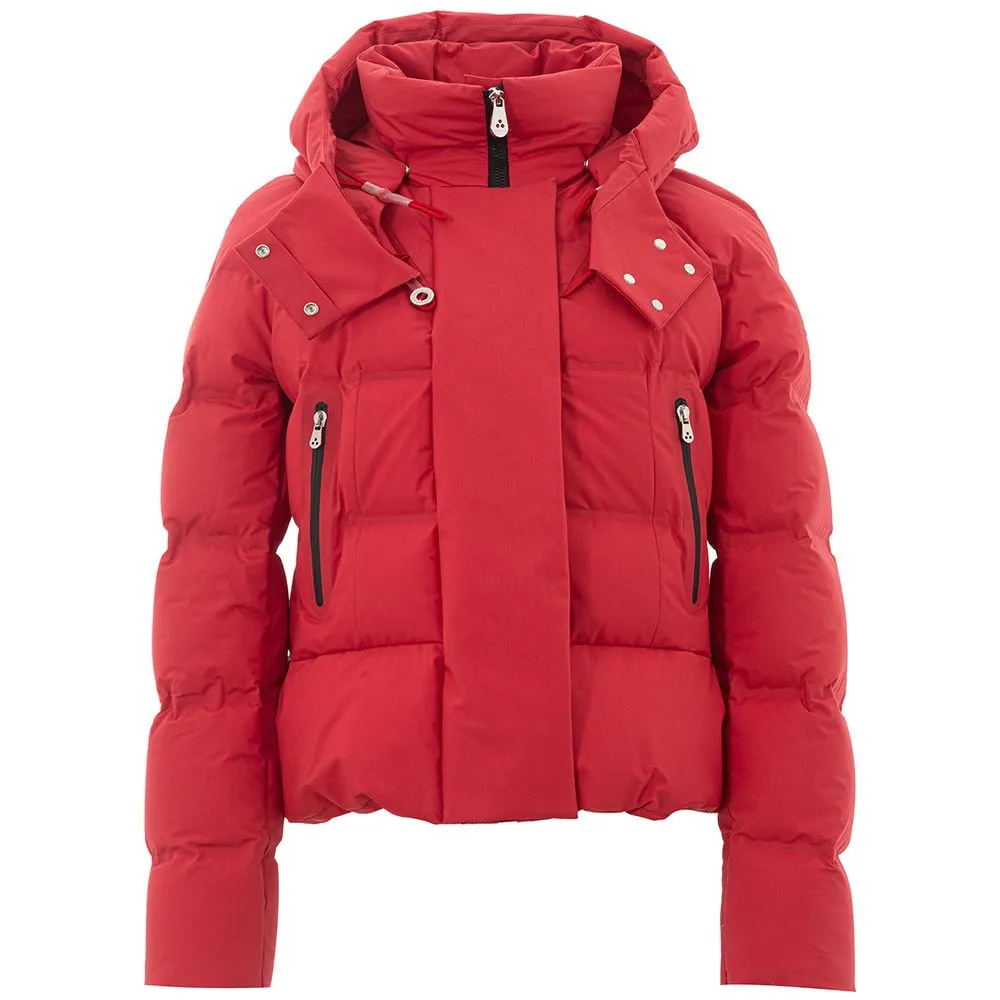 Peuterey Women's Chic Red Cotton Jacket for Sophisticated Style