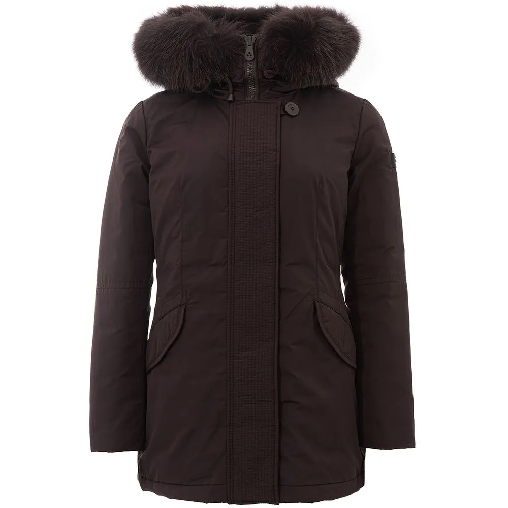 Peuterey Women's Elegant Brown Polyester Jacket for Women