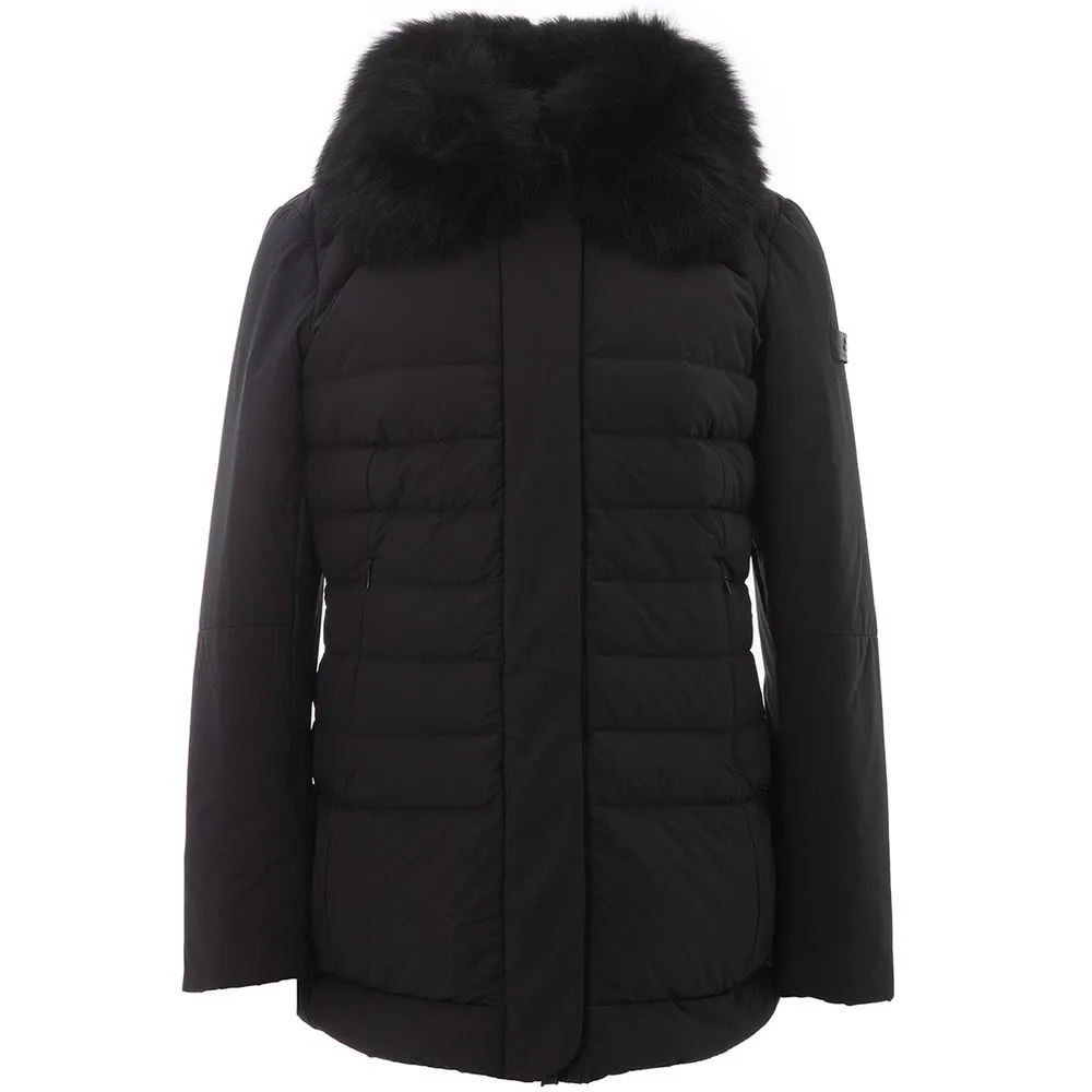 Peuterey Women's Elegant Black Polyamide Jacket for Women