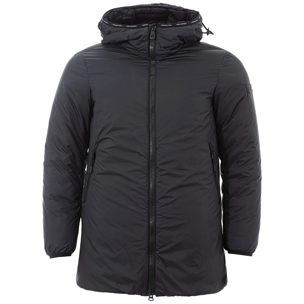 Peuterey Men's Chic Black Polyamide Jacket for Men
