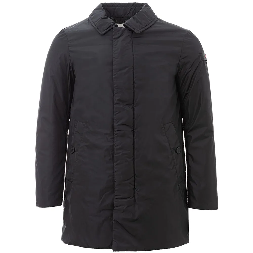 Peuterey Men's Sleek Black Polyamide Men's Jacket