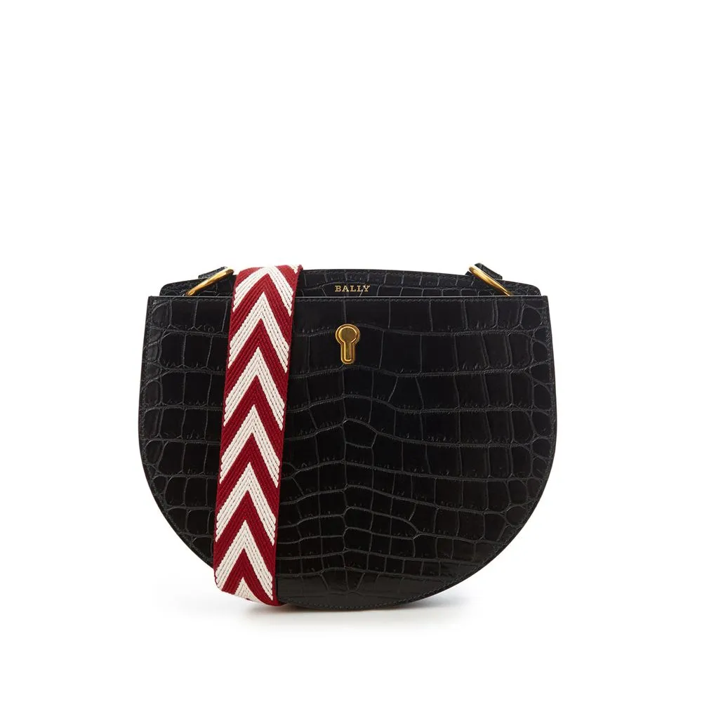 Bally Women's Elegant Black Leather Handbag