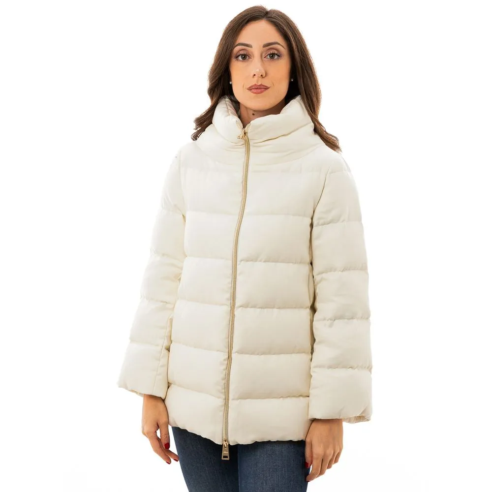 Herno Women's White Viscose Jackets & Coat