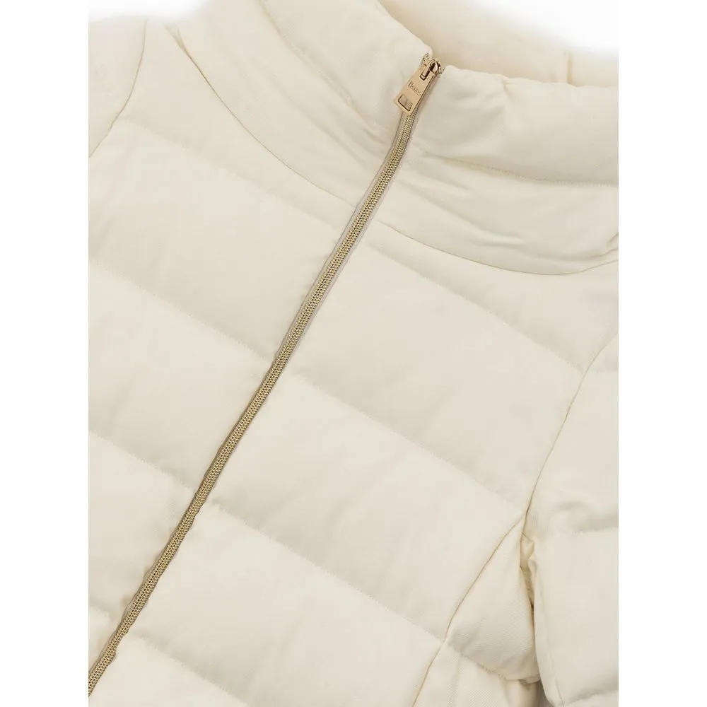Herno Women's White Viscose Jackets & Coat