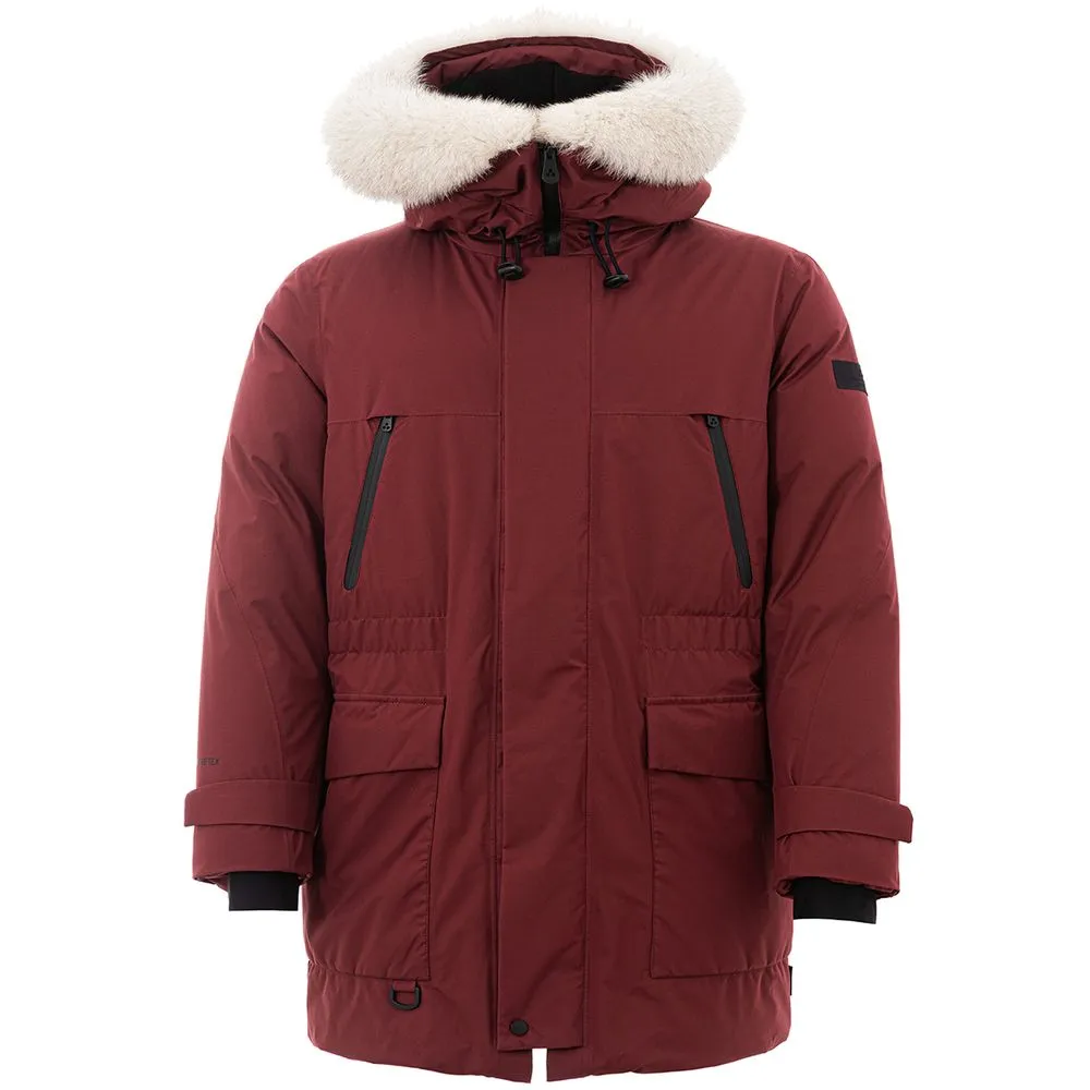 Peuterey Men's Elegant Bordeaux Polyester Jacket for Men