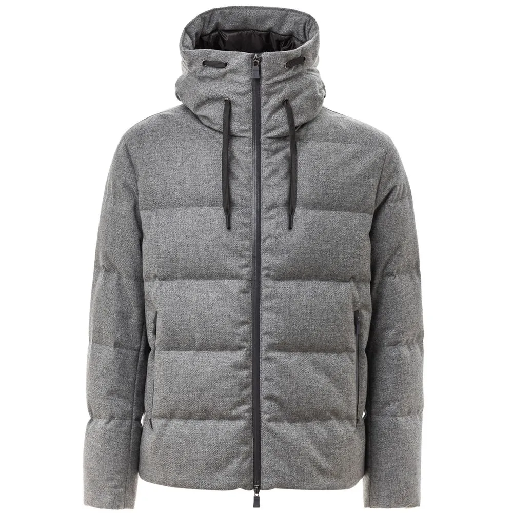 Herno Men's Gray Wool Jacket