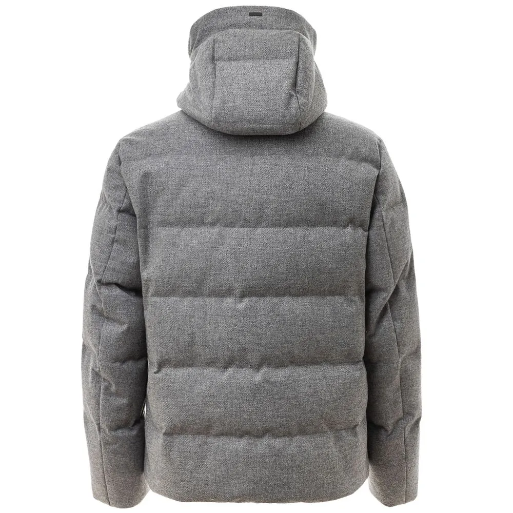 Herno Men's Gray Wool Jacket