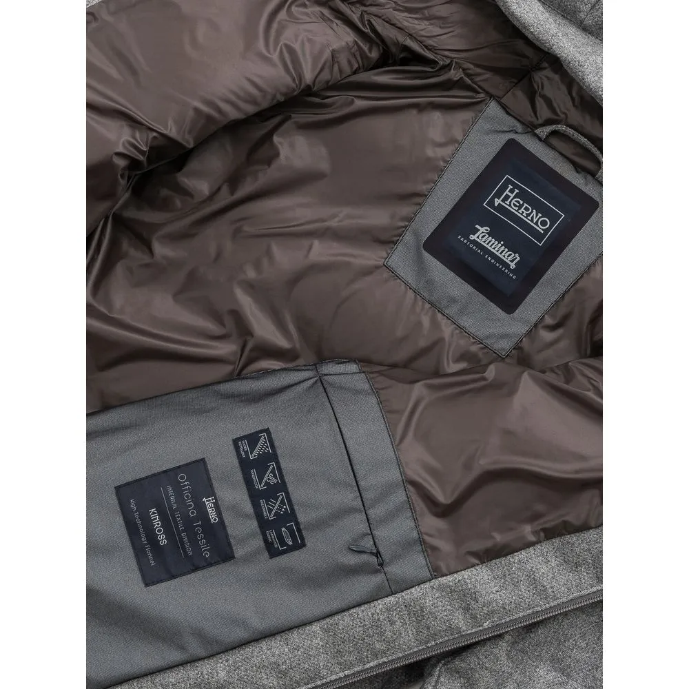 Herno Men's Gray Wool Jacket