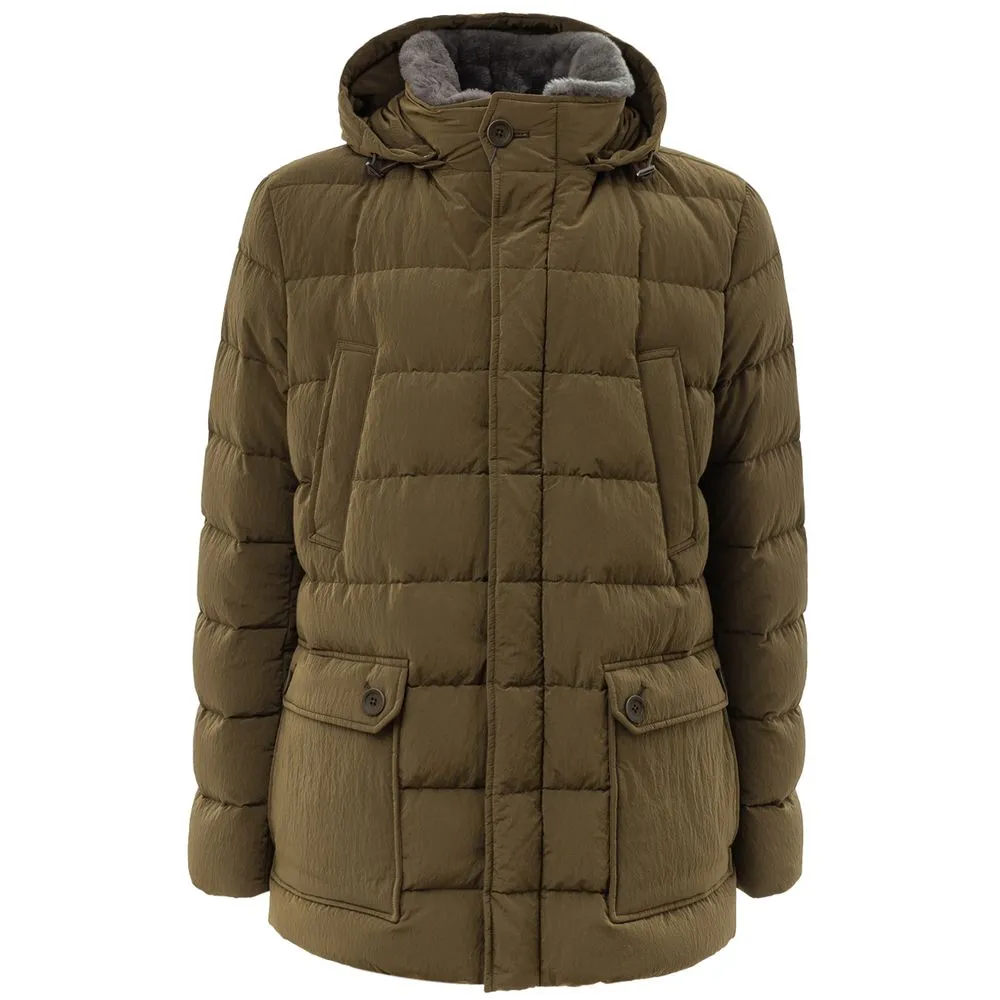 Herno Men's Green Polyester Jacket