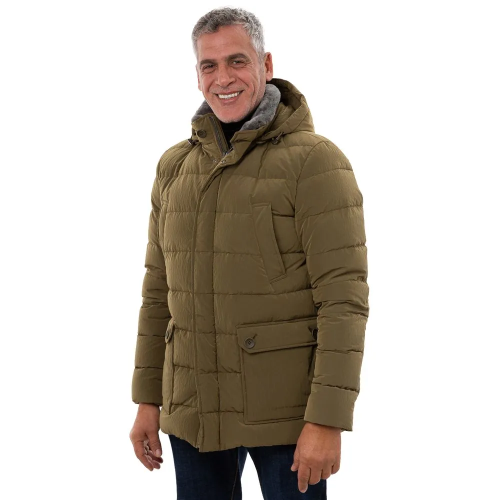 Herno Men's Green Polyester Jacket