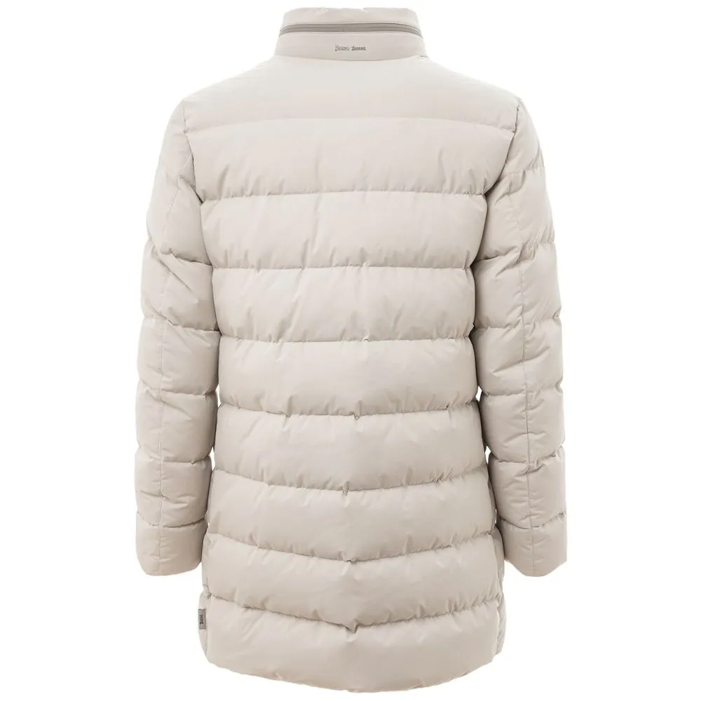 Herno Men's Beige Polyester Jacket