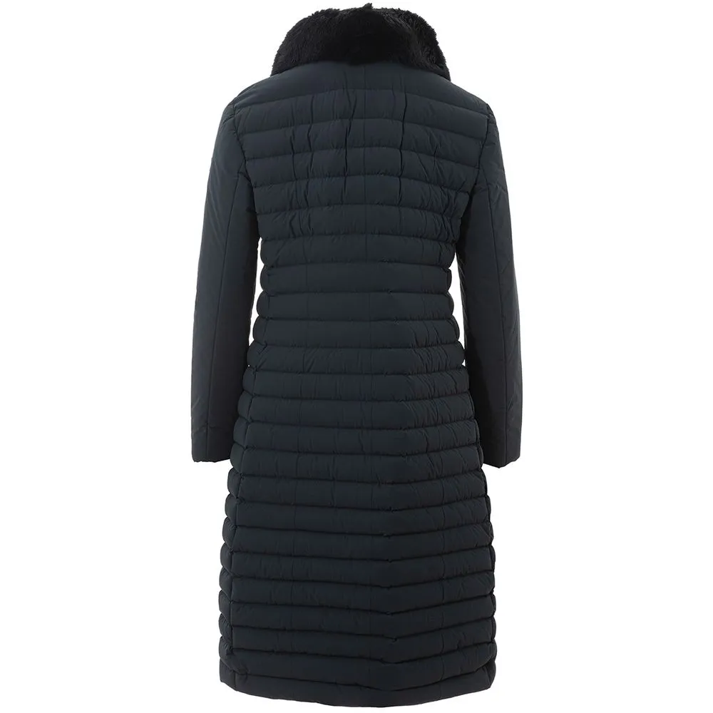 Peuterey Women's Chic Blue Polyamide Jacket for Sophisticated Style