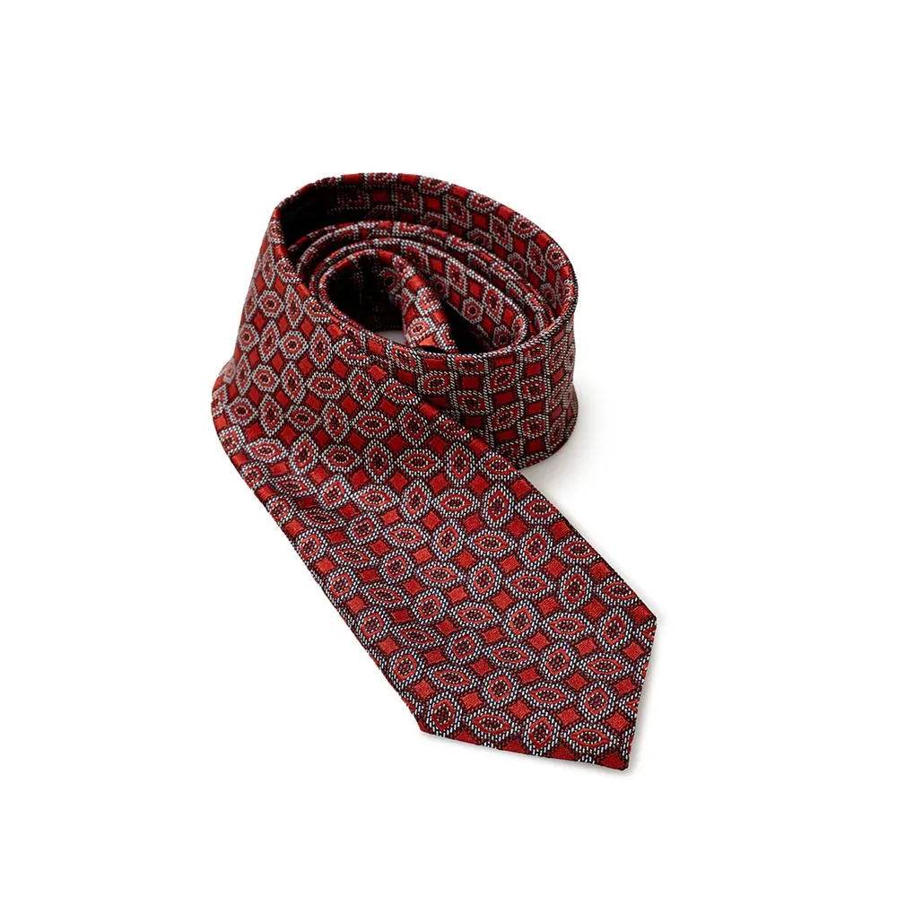 Ermenegildo Zegna Men's Elegant Multicolor Silk Tie