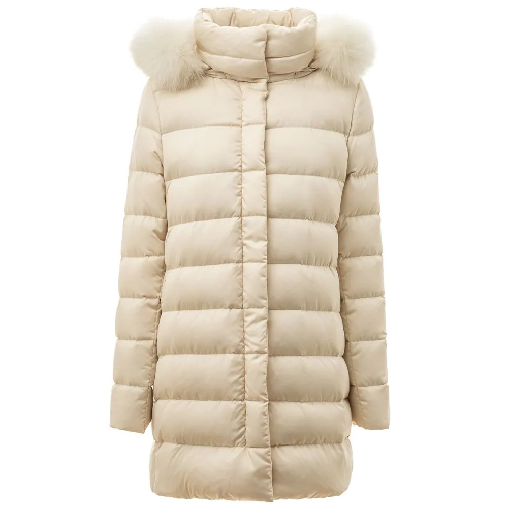 Herno Women's White Polyester Jackets & Coat