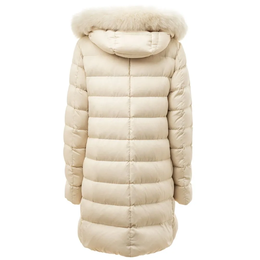 Herno Women's White Polyester Jackets & Coat