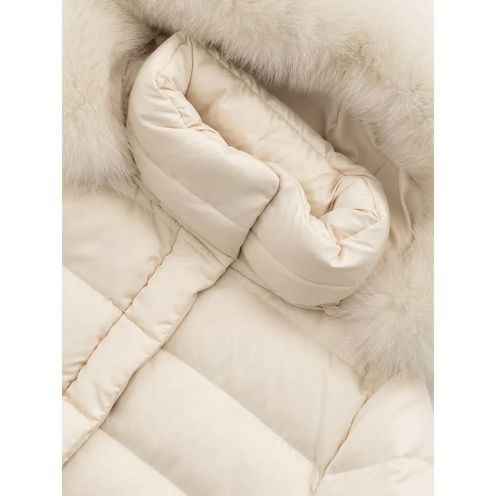 Herno Women's White Polyester Jackets & Coat