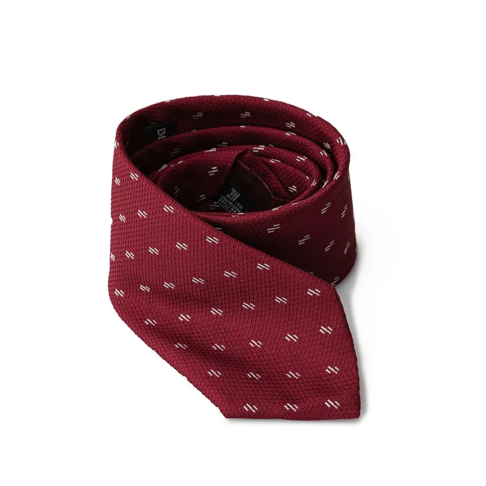 Emporio Armani Men's Bordeaux Silk Ties & Bowty