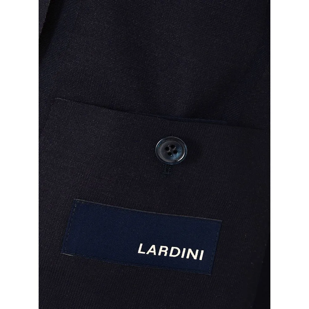 Lardini Men's Elegant Blue Cotton Lardini Jacket