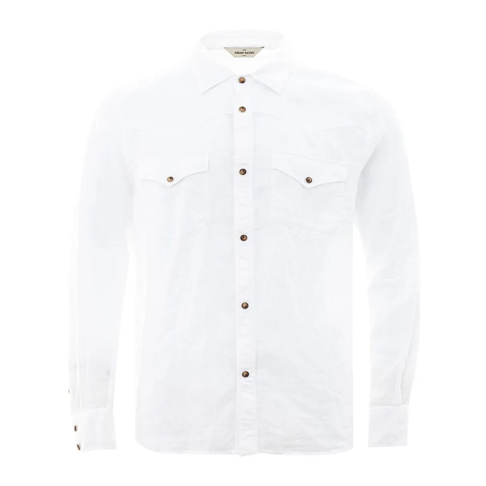 Gran Sasso Men's Gran Sasso Linen Elegance Shirt