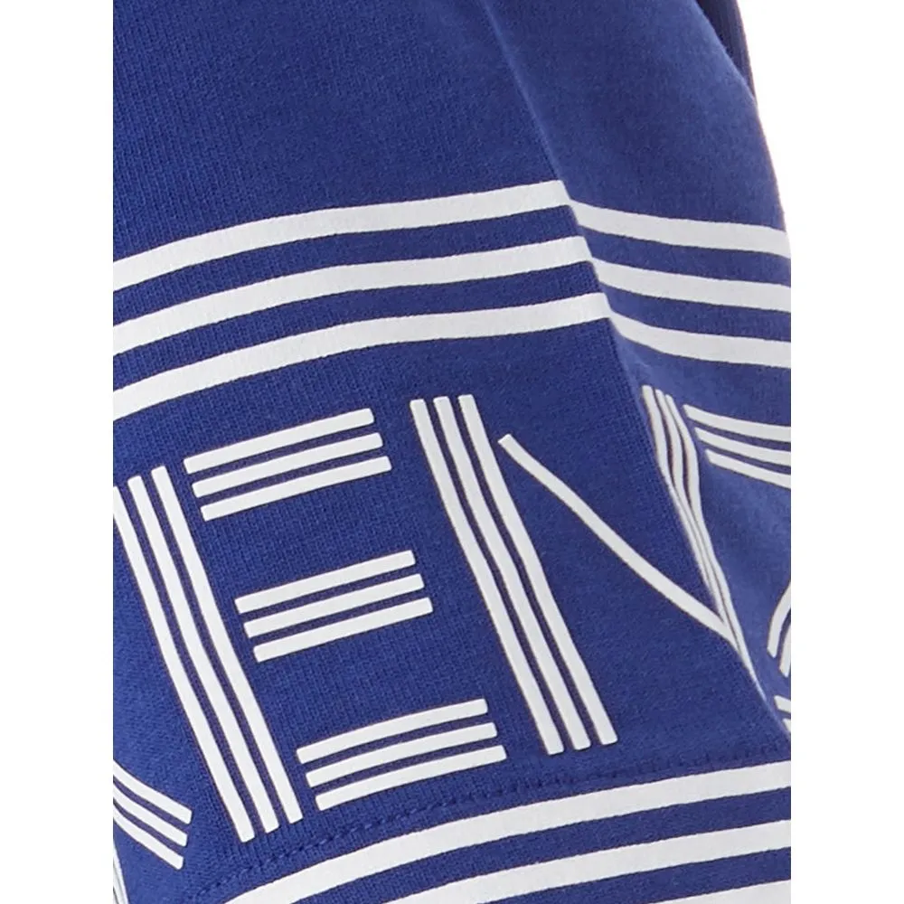 Kenzo Women's Chic Blue Cotton Tee for Stylish Comfort
