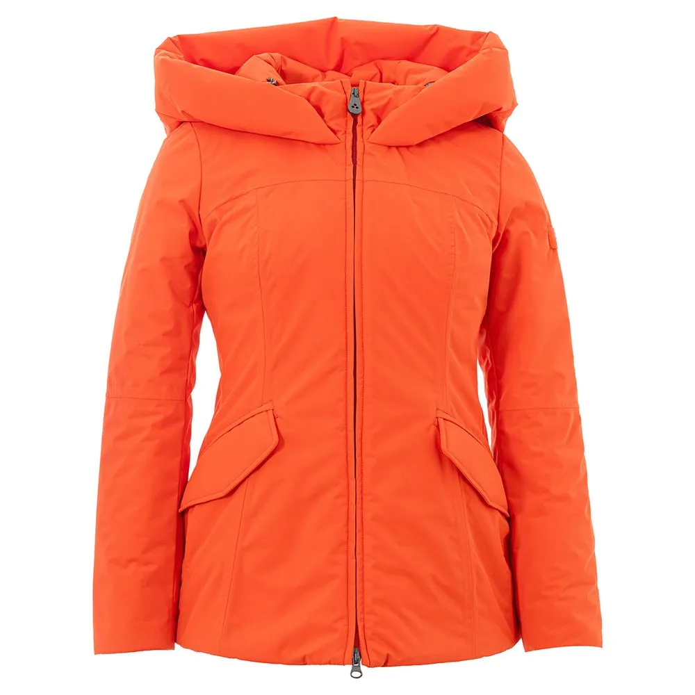 Peuterey Women's Elegant Orange Polyester Jacket for Women