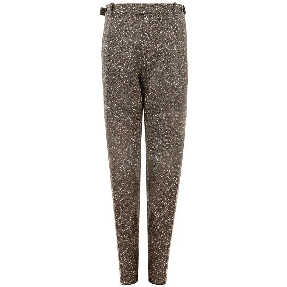 Bottega Veneta Women's Multicolor Viscose Pants for Elegant Evenings