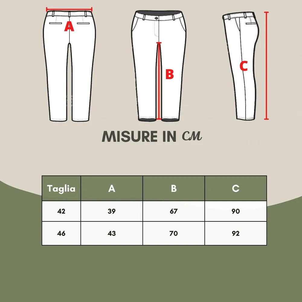Lardini Women's Golden Elegance Cotton Pants