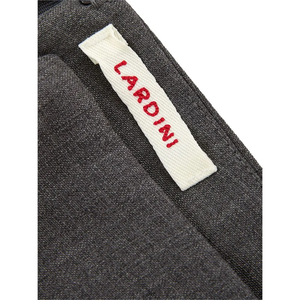 Lardini Women's Chic Gray Wool Pencil Skirt