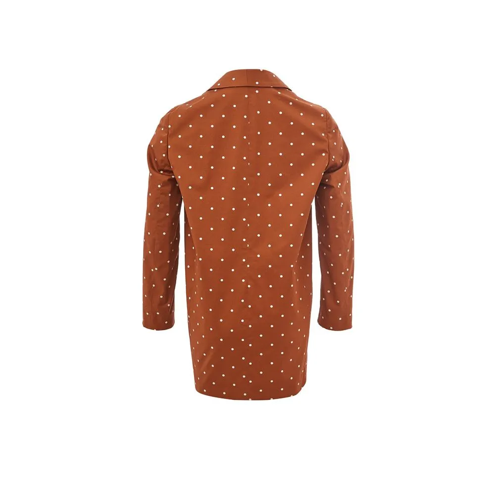 Lardini Women's Chic Cotton Brown Jacket for the Modern Woman