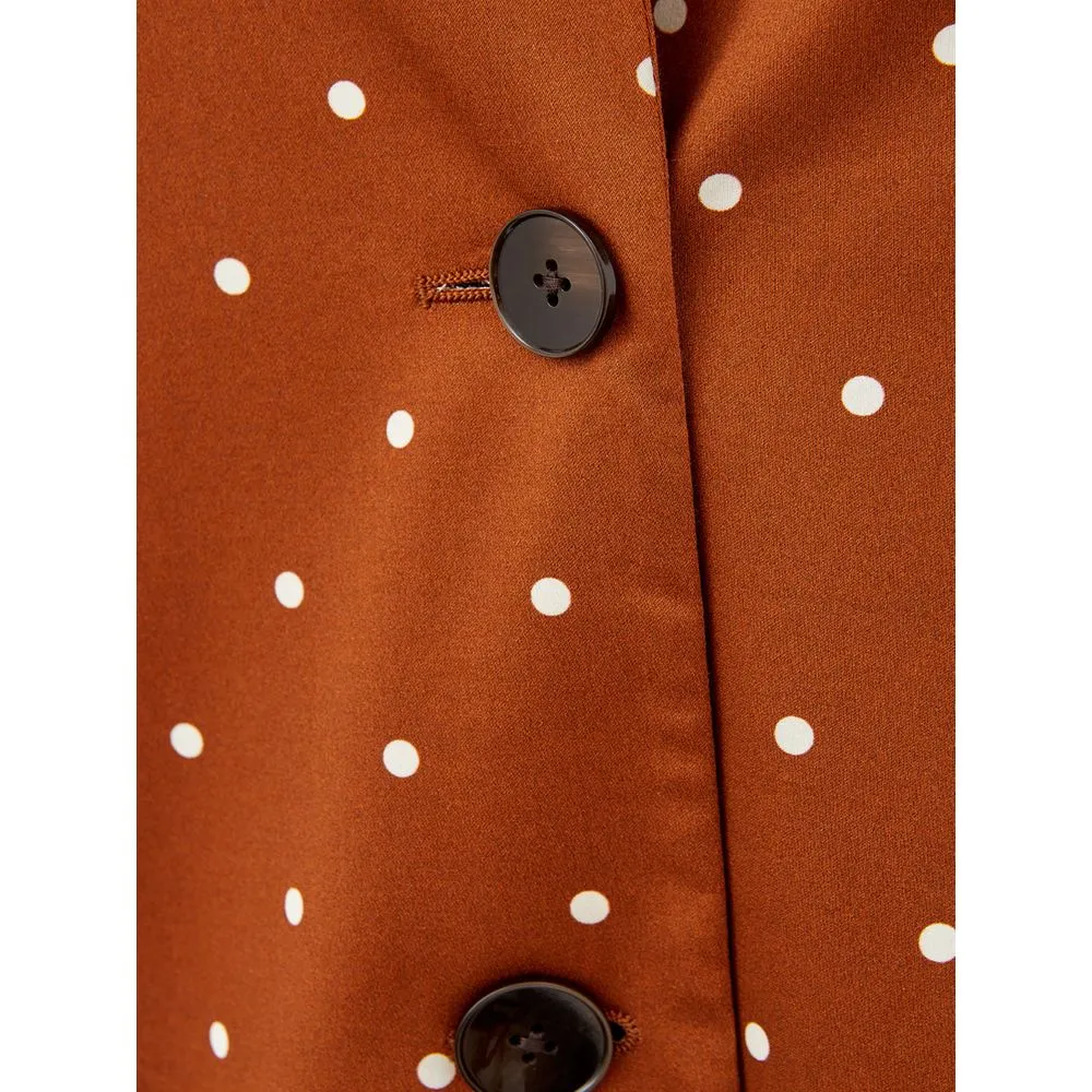 Lardini Women's Chic Cotton Brown Jacket for the Modern Woman