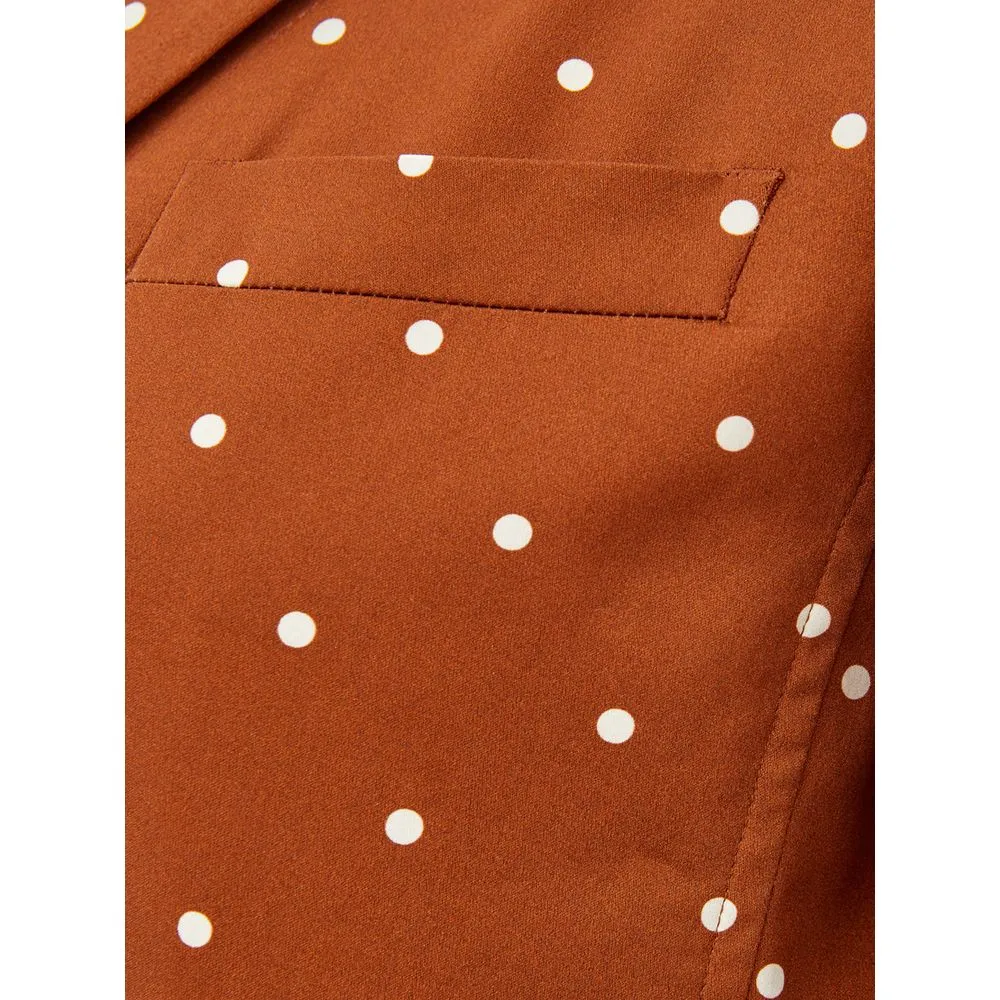 Lardini Women's Chic Cotton Brown Jacket for the Modern Woman
