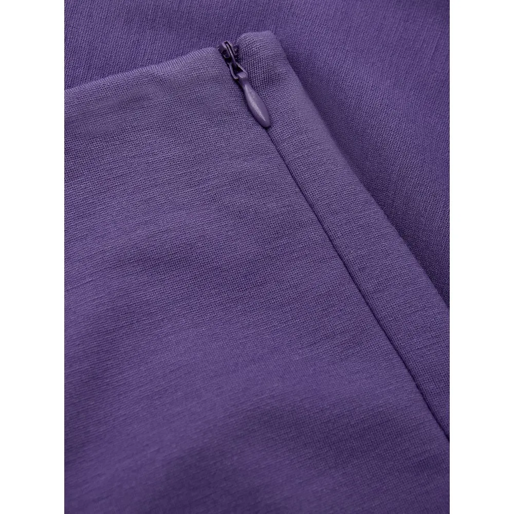 Lardini Women's Elegant Purple Viscose Pants
