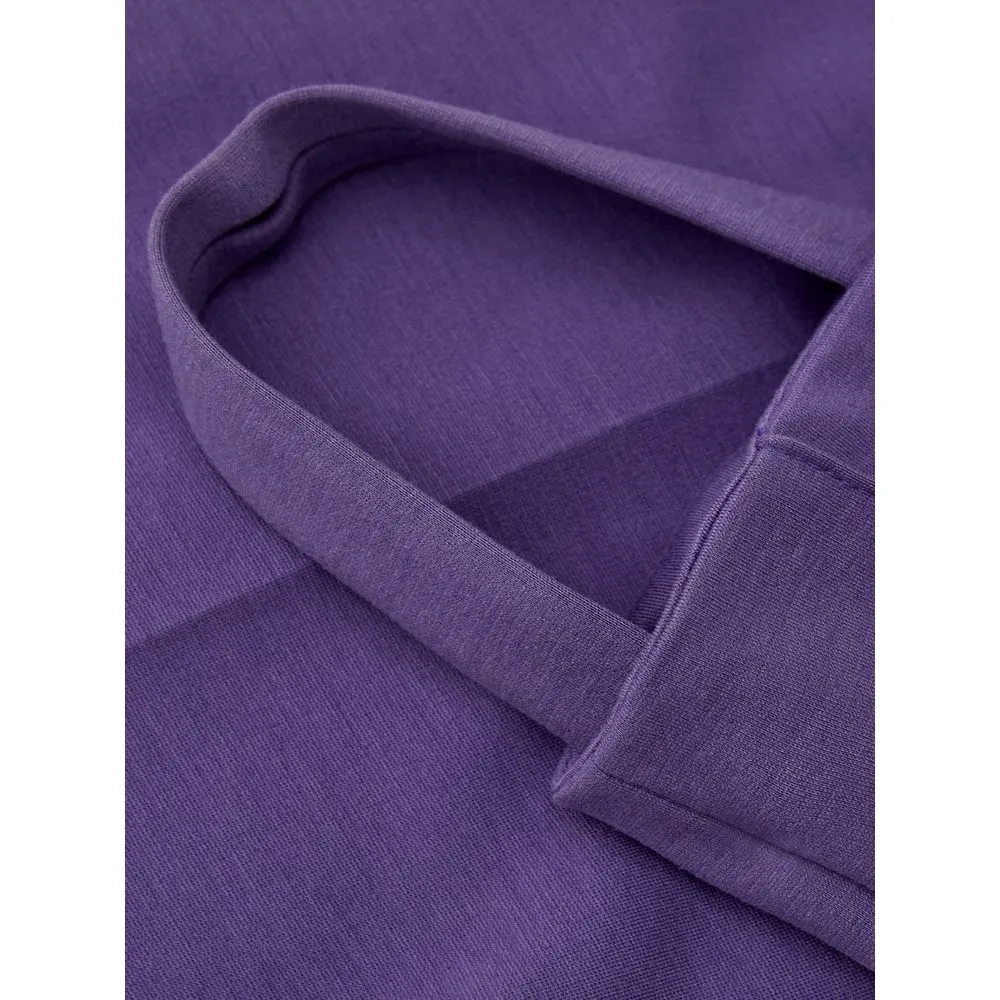 Lardini Women's Elegant Purple Viscose Pants