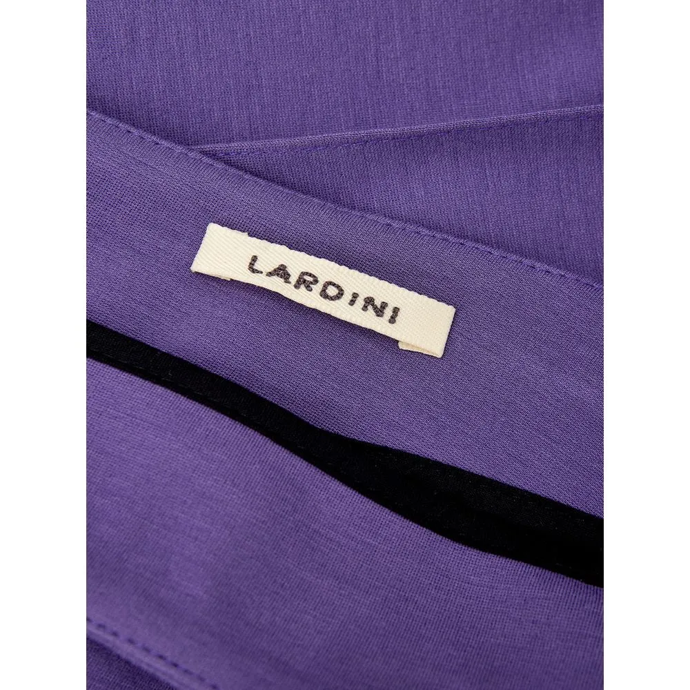 Lardini Women's Elegant Purple Viscose Pants