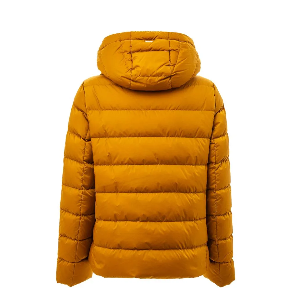 Herno Women's Yellow Polyamide Jackets & Coat