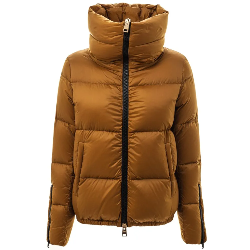 Herno Women's Yellow Polyamide Jackets & Coat