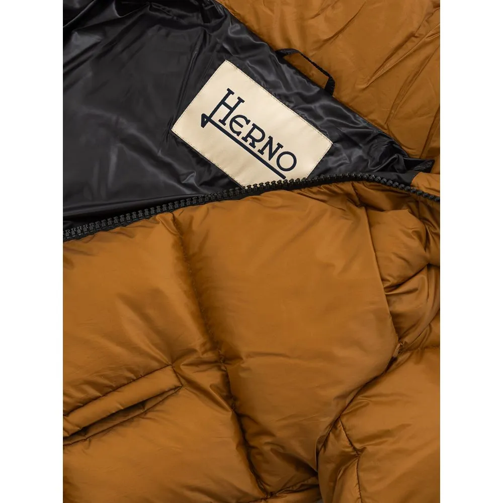 Herno Women's Yellow Polyamide Jackets & Coat