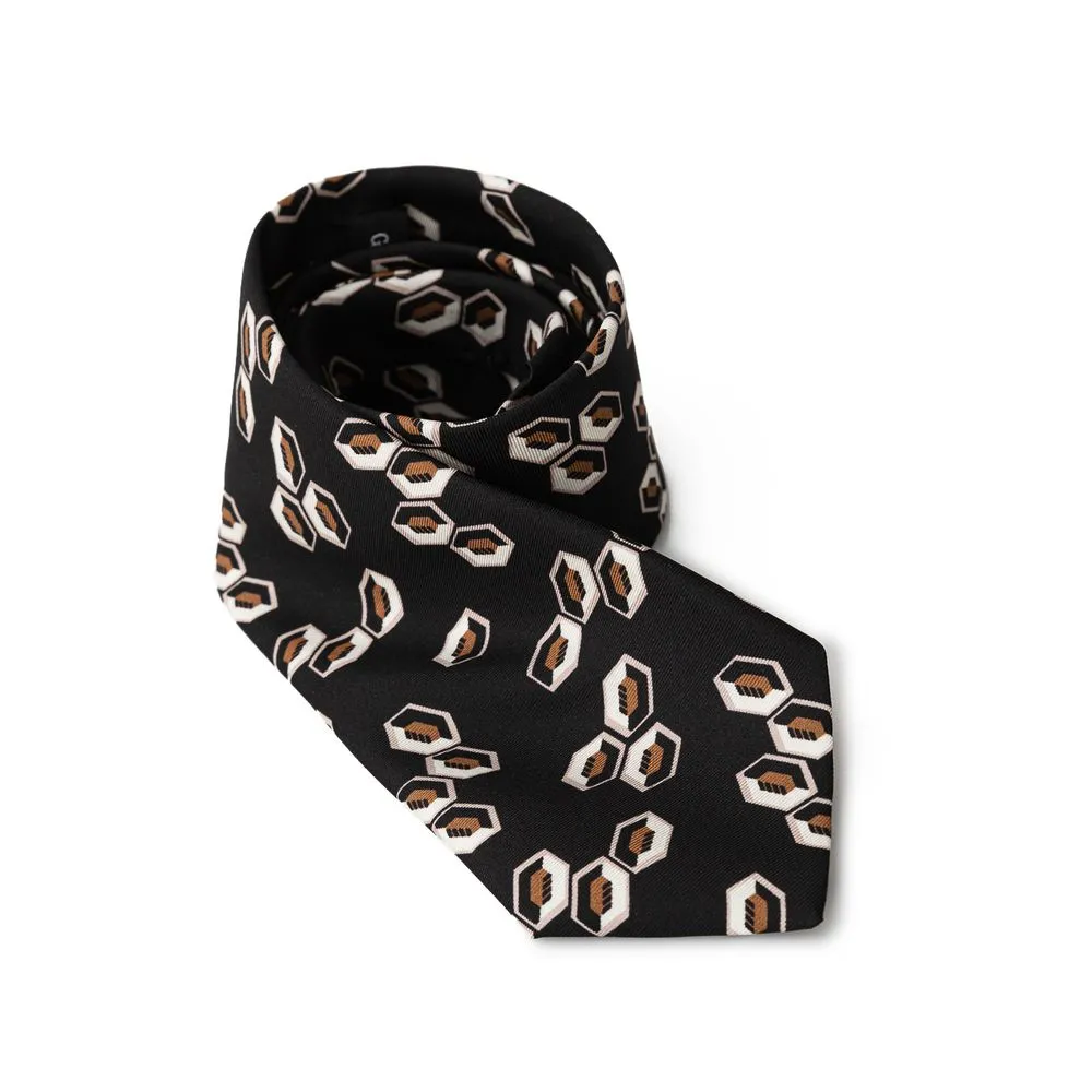 Giorgio Armani Men's Black Silk Ties & Bowty