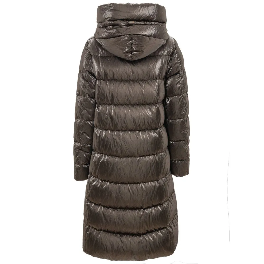 Herno Women's Silver Viscose Jackets & Coat