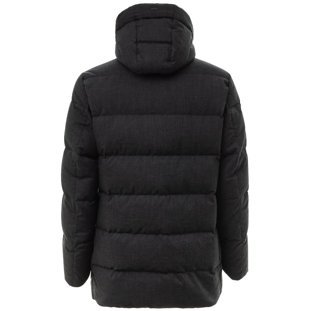 Herno Men's Black Polyester Jacket