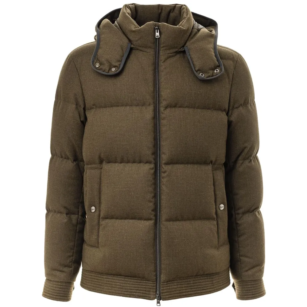 Herno Men's Green Wool Jacket