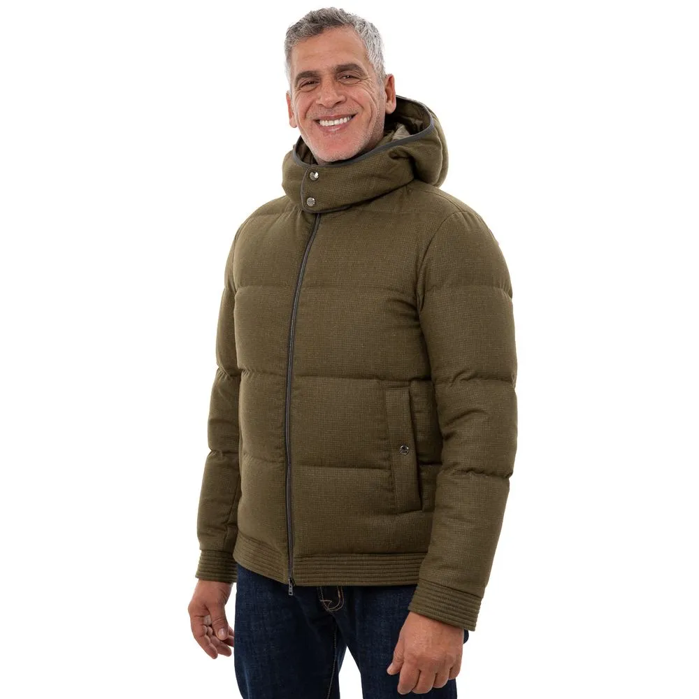 Herno Men's Green Wool Jacket