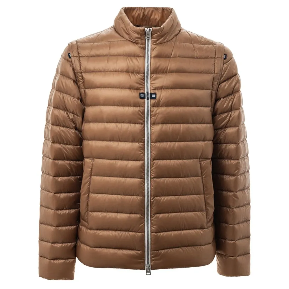 Herno Men's Brown Polyamide Jacket