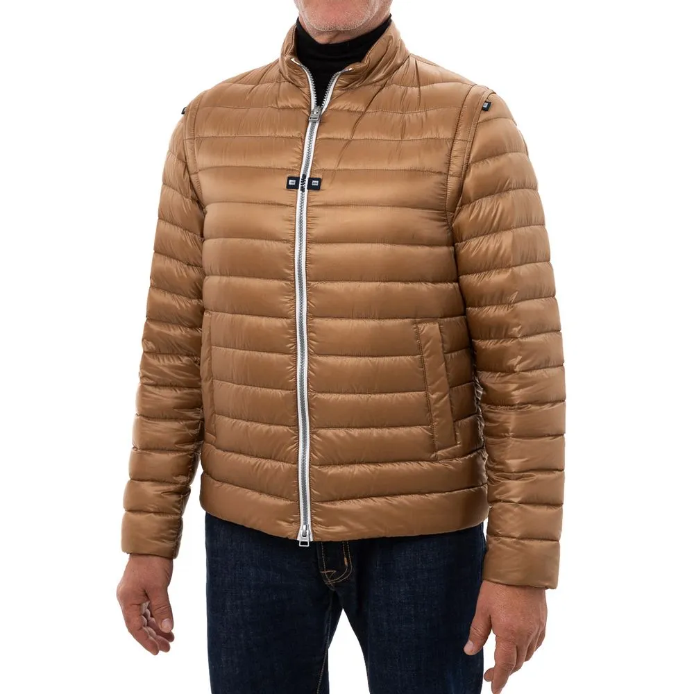 Herno Men's Brown Polyamide Jacket