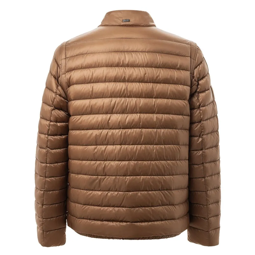 Herno Men's Brown Polyamide Jacket