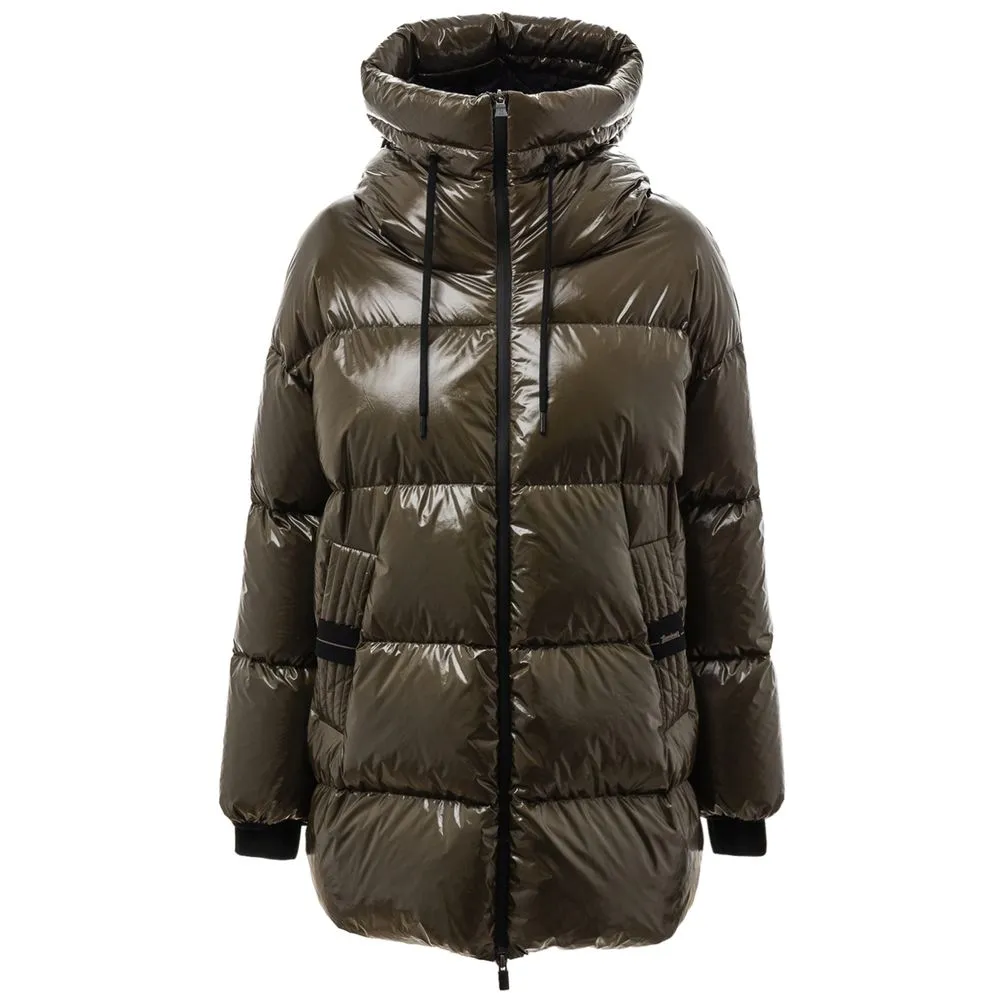 Herno Women's Green Polyamide Jackets & Coat