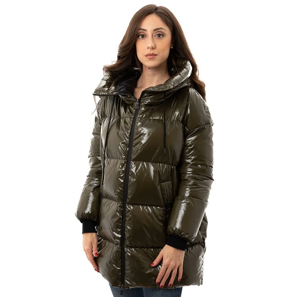 Herno Women's Green Polyamide Jackets & Coat
