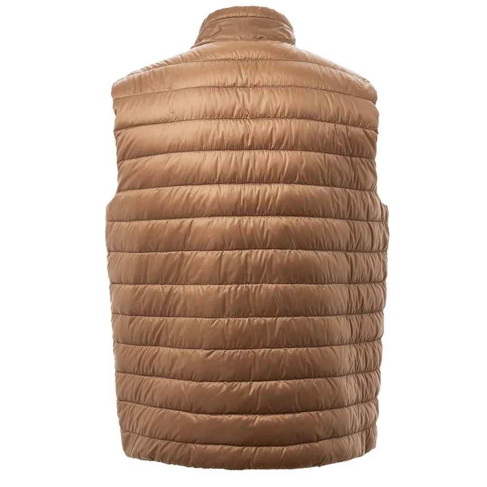Herno Men's Brown Polyamide Vest