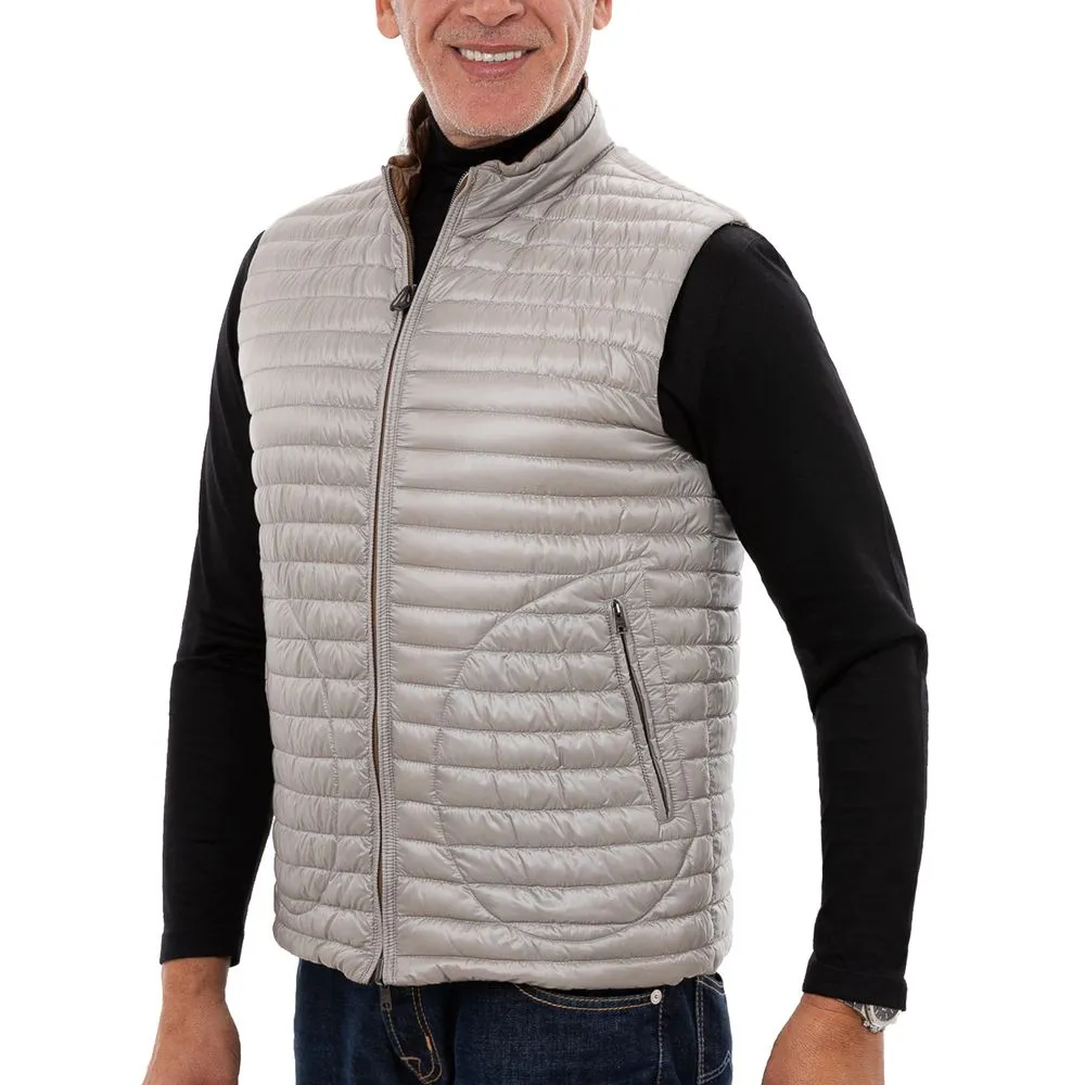 Herno Men's Brown Polyamide Vest