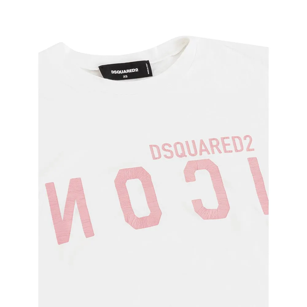 Dsquared² Women's Elegant Cotton White Tee for Stylish Women